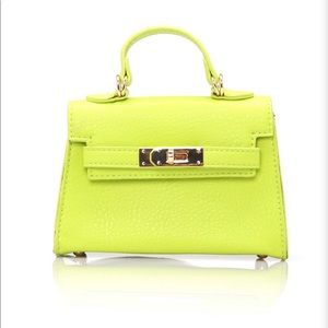 Fashion Nova Brenda Mini Bag - Lime